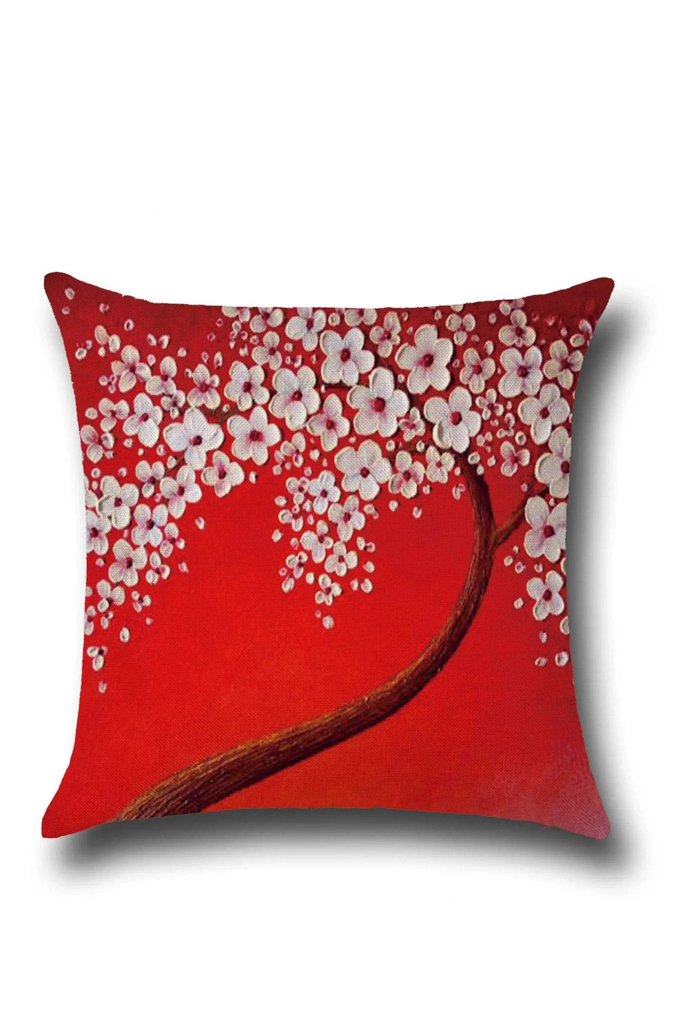 Wall Floral Printed Pillow Case