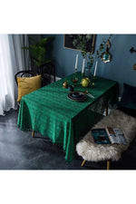 Emerald Lace Tablecloth