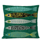 Floral Tree Fish Pillow Case