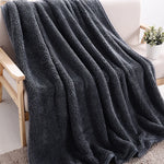 Forest Green Sherpa Blanket