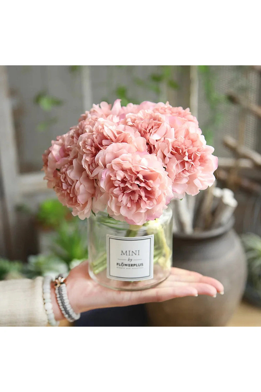 Elegant Pink Hydrangea Blooms