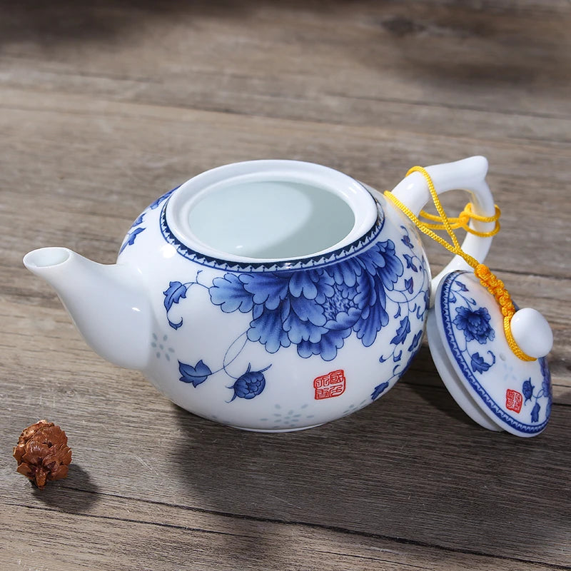 Blue White Ceramic Teapot