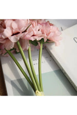 Elegant Pink Hydrangea Blooms