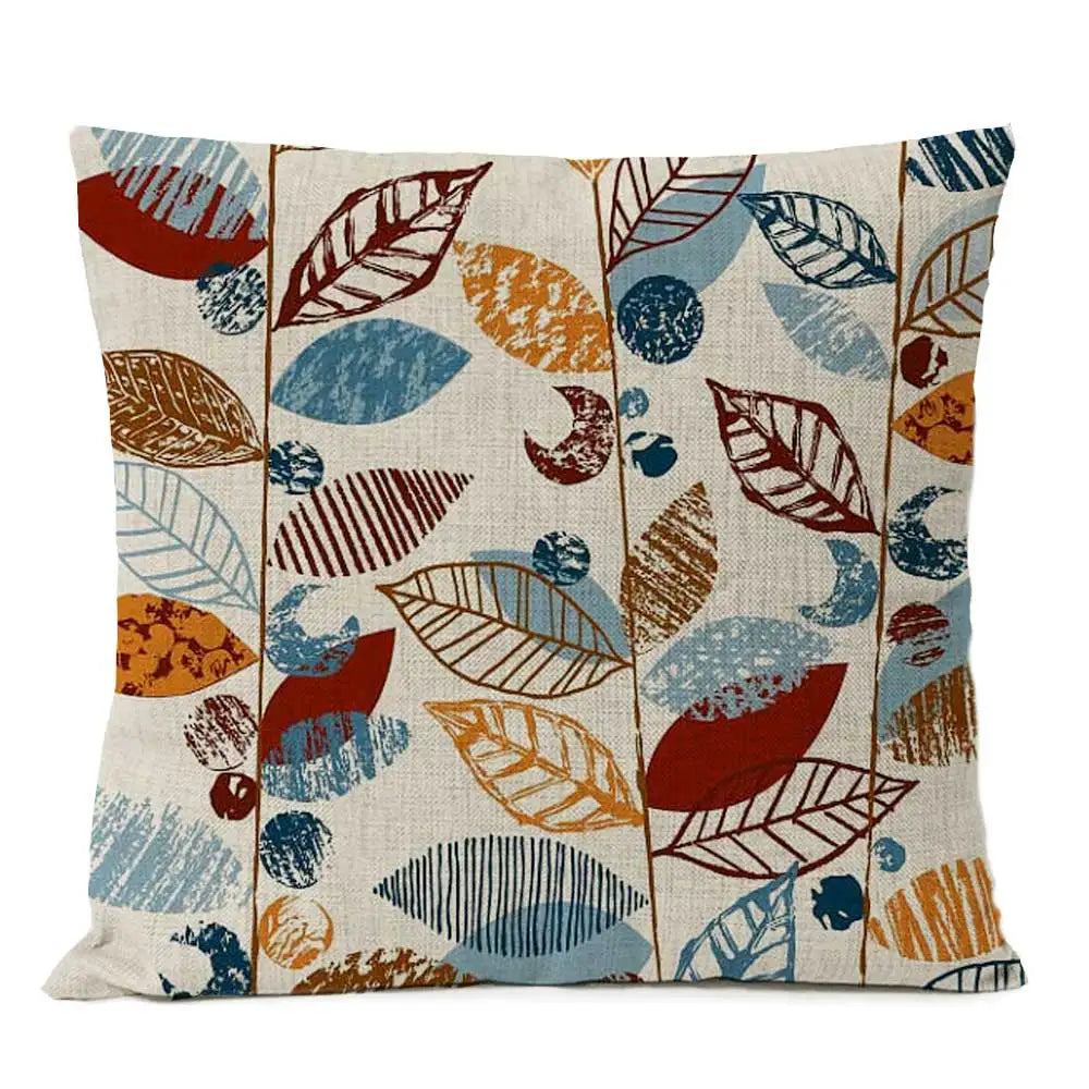 Floral Tree Fish Pillow Case