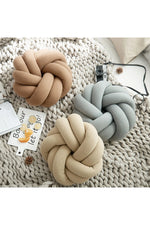 Hand Knot Lumbar Pillow