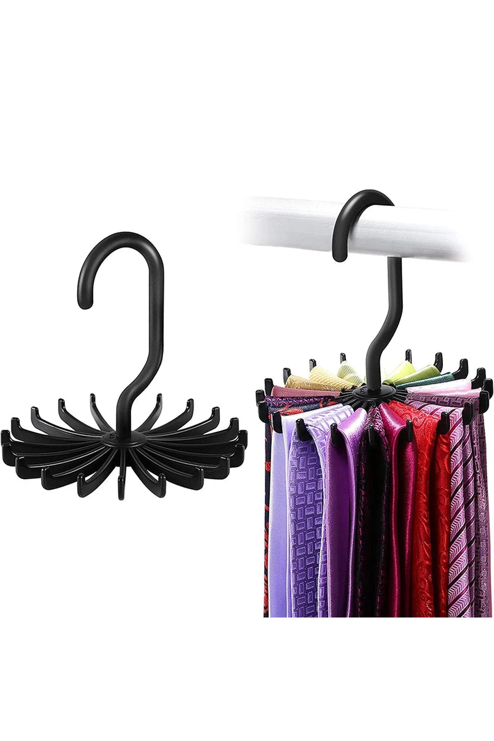 Rotating Tie and Belt Hangers