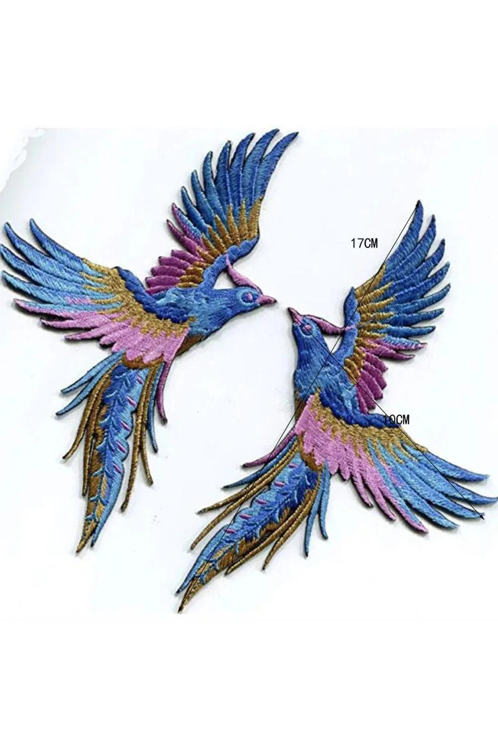 Enchanted Avian Embroidered Patches