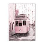 Pink Urban Canvas Poster