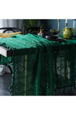 Emerald Lace Tablecloth