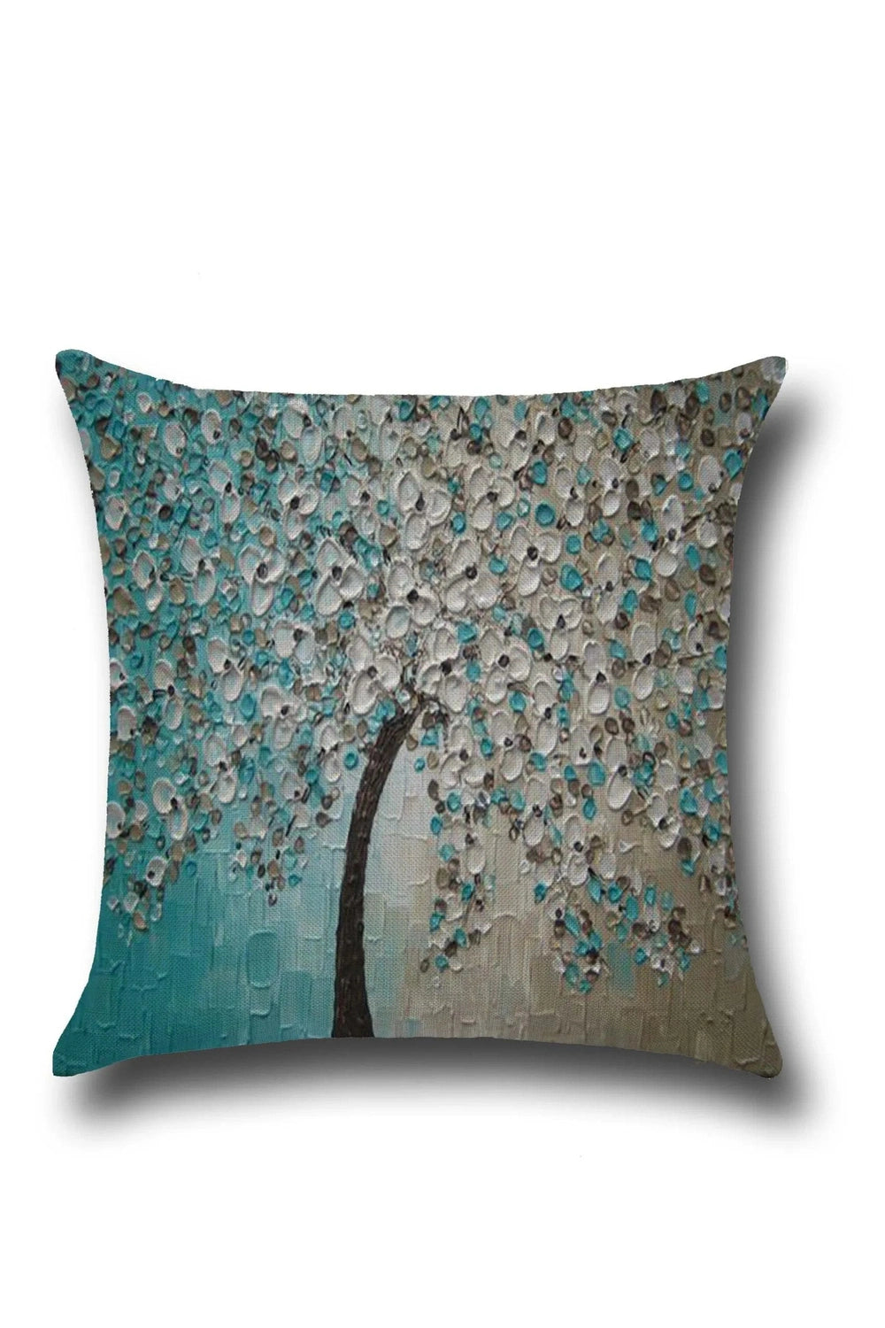 Wall Floral Printed Pillow Case