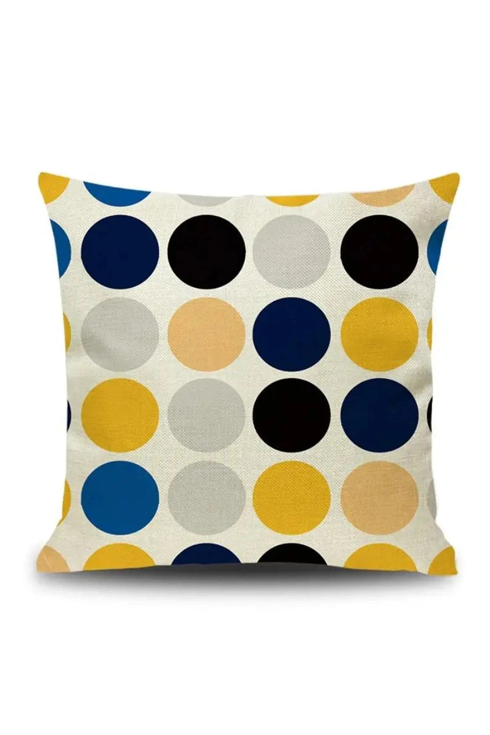 Yellow Geometric Pillow Case