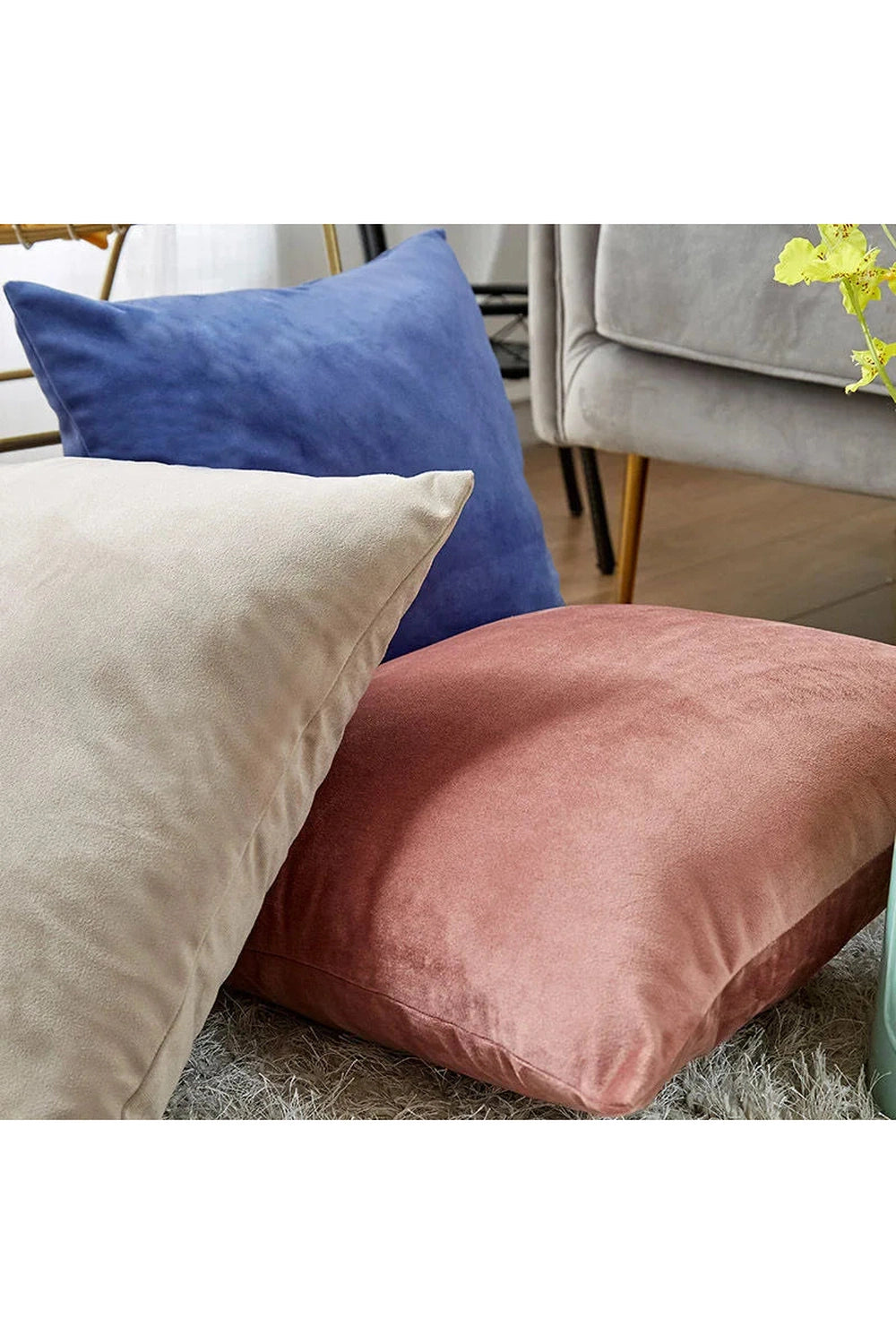 Velvet Sofa Decoration Pillow Case