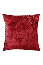 Crushed Grey Velvet Pillow Case