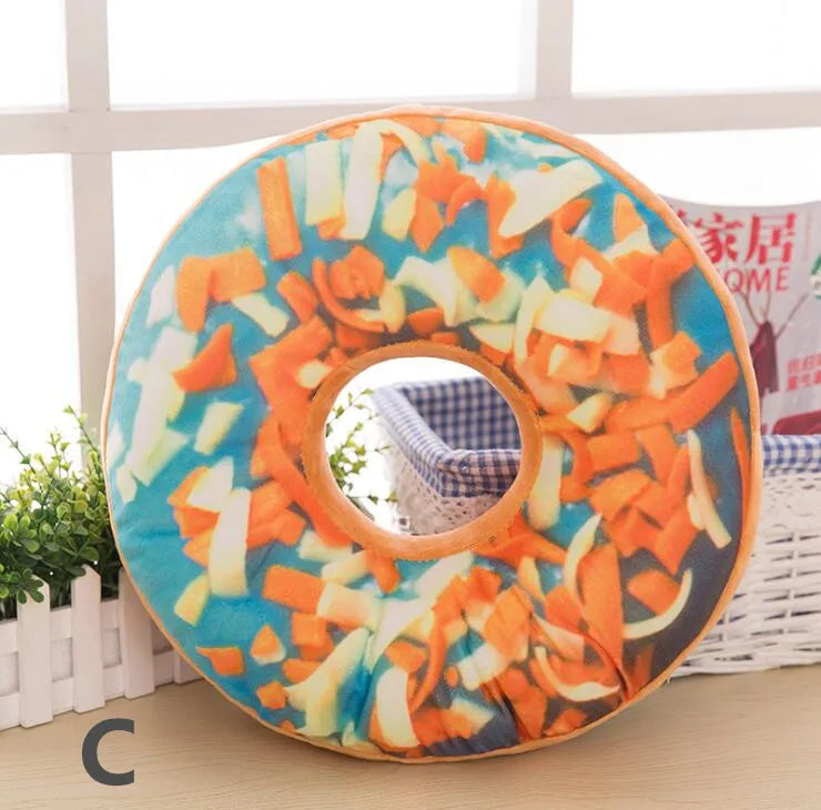 Donut Plush Round Pillow