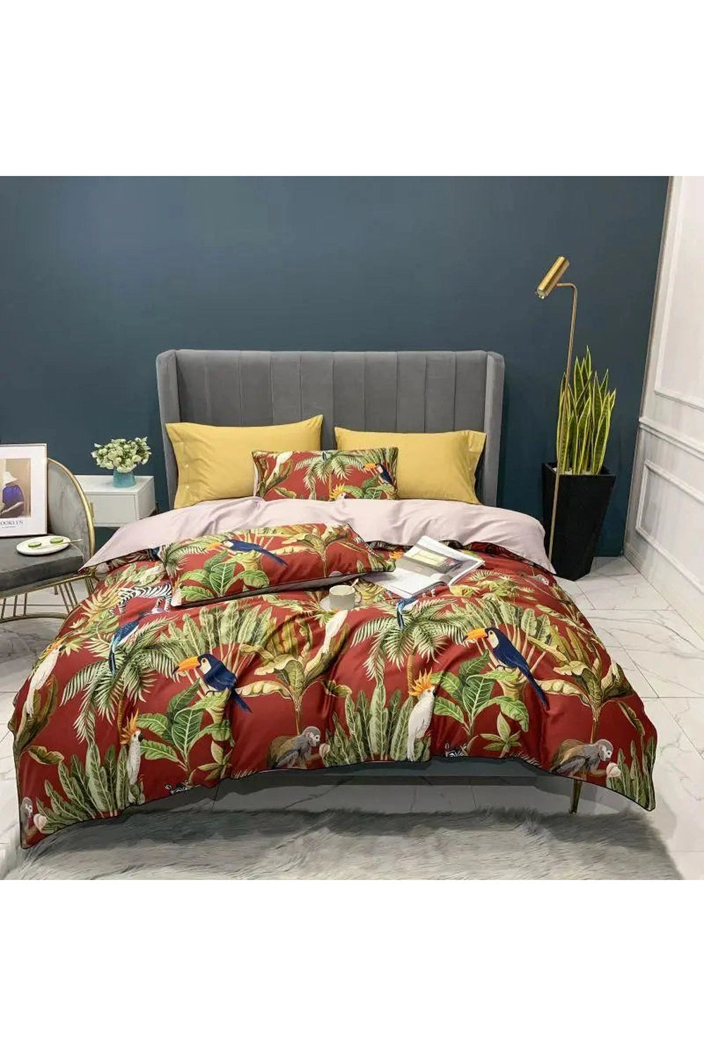 Tropical Egyptian Cotton Bedding Set