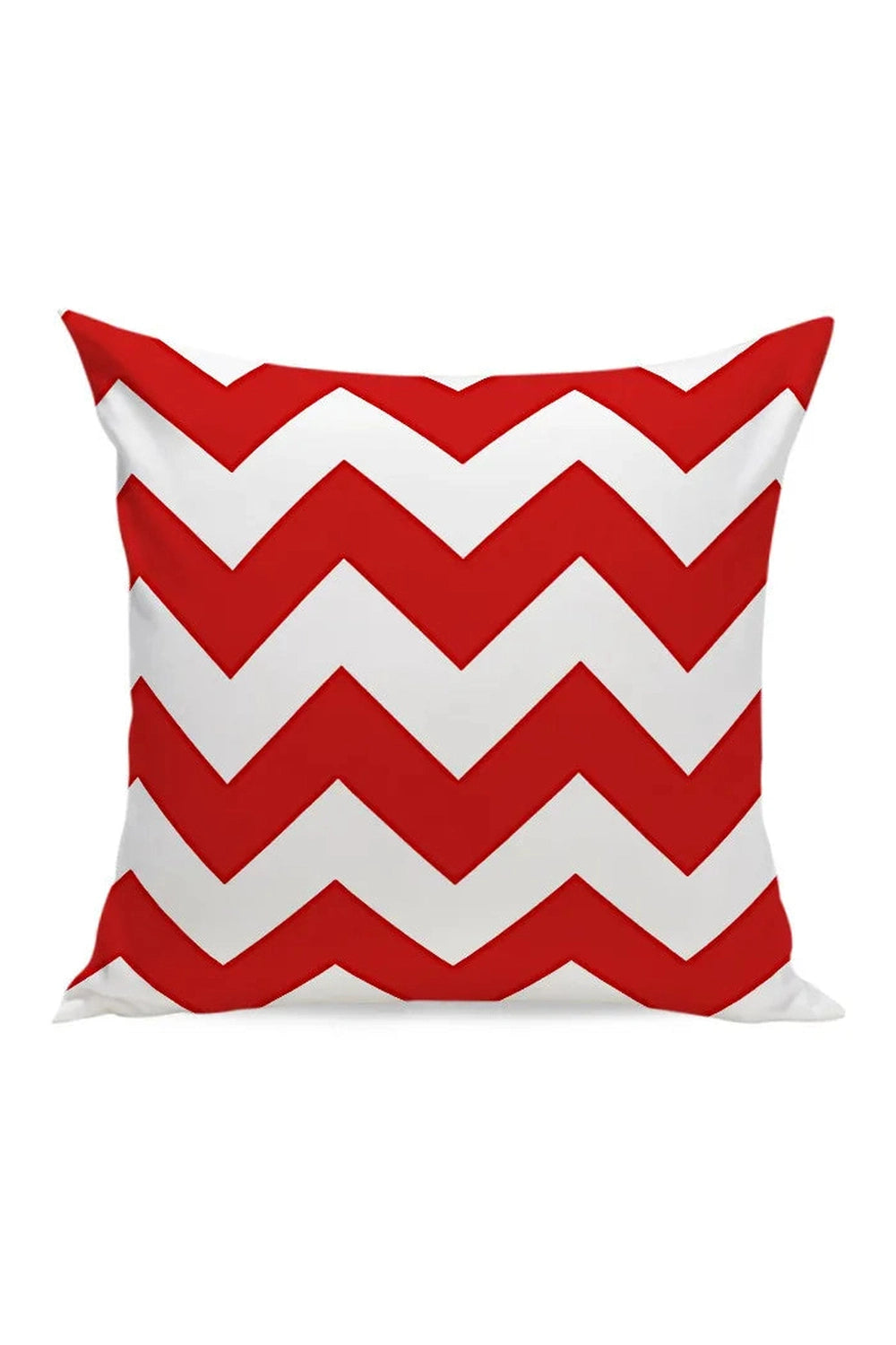 Red Geometric Fashion Pillow Case