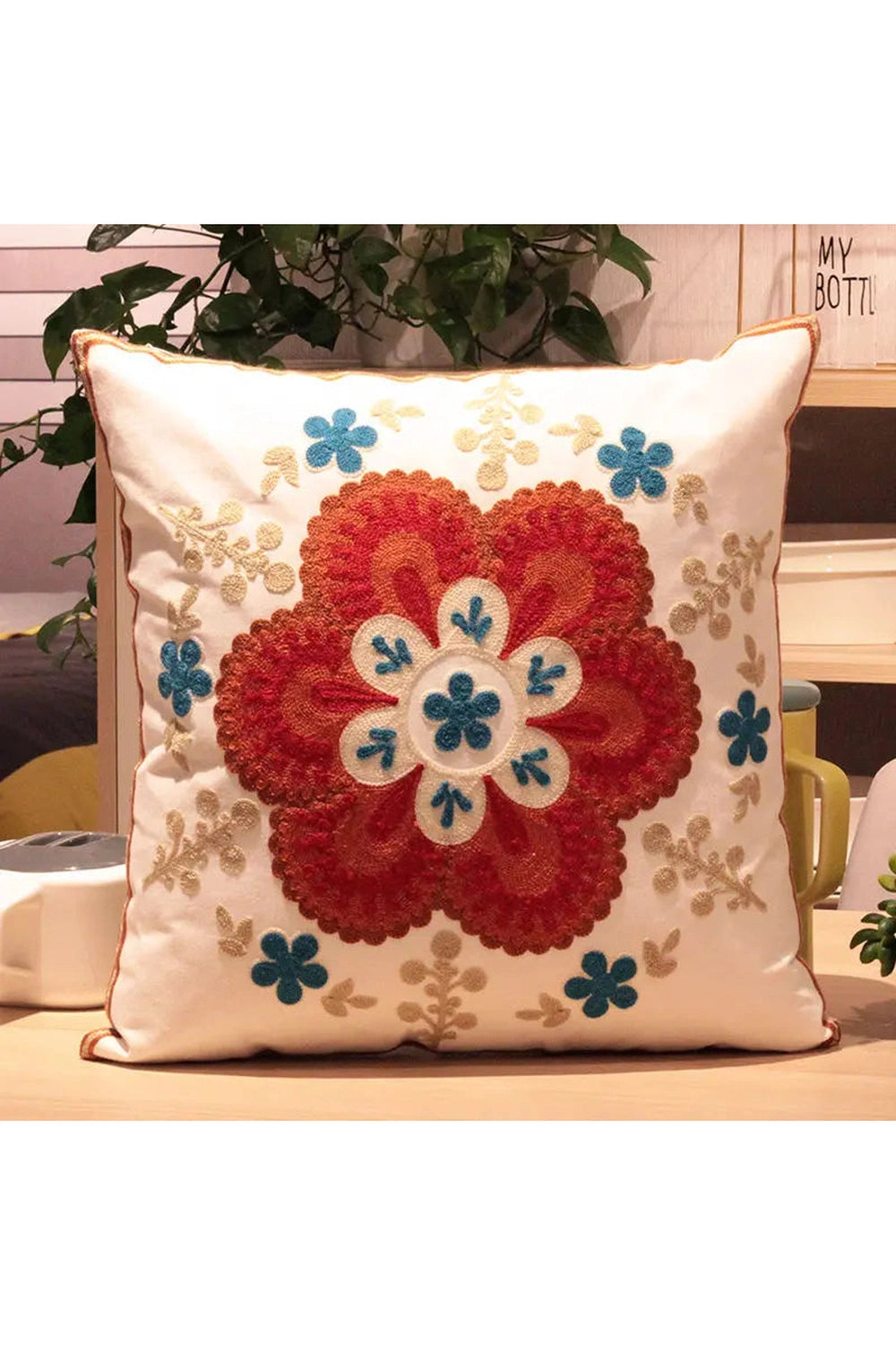 Handmade Flower Pillow Case