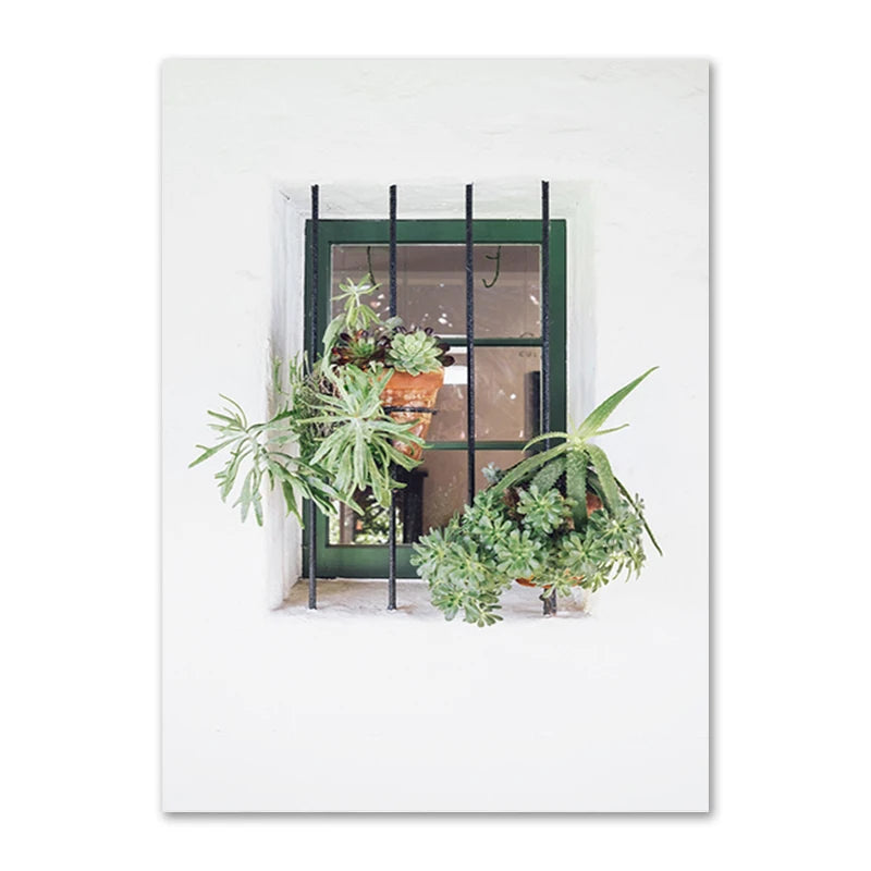 Italian Cactus Canvas Poster