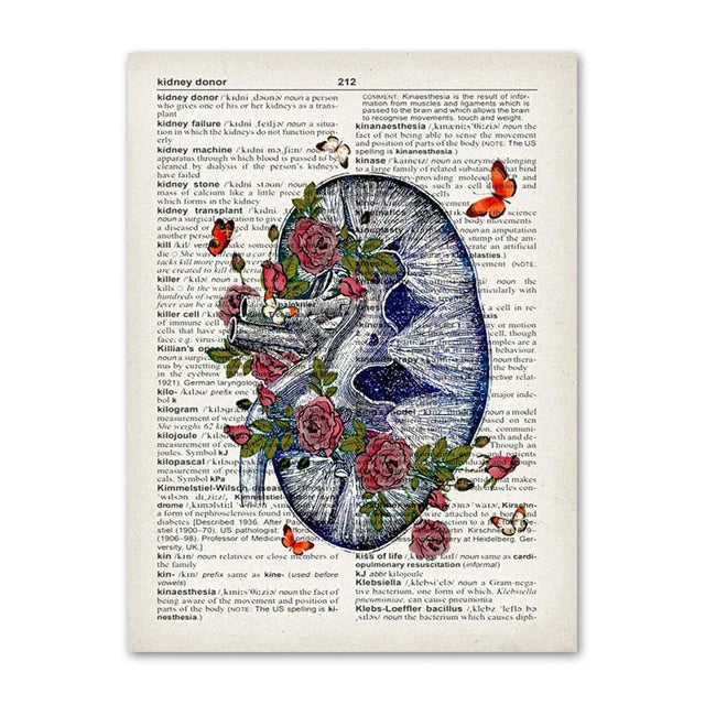 Organ Anatomy Canvas Poster