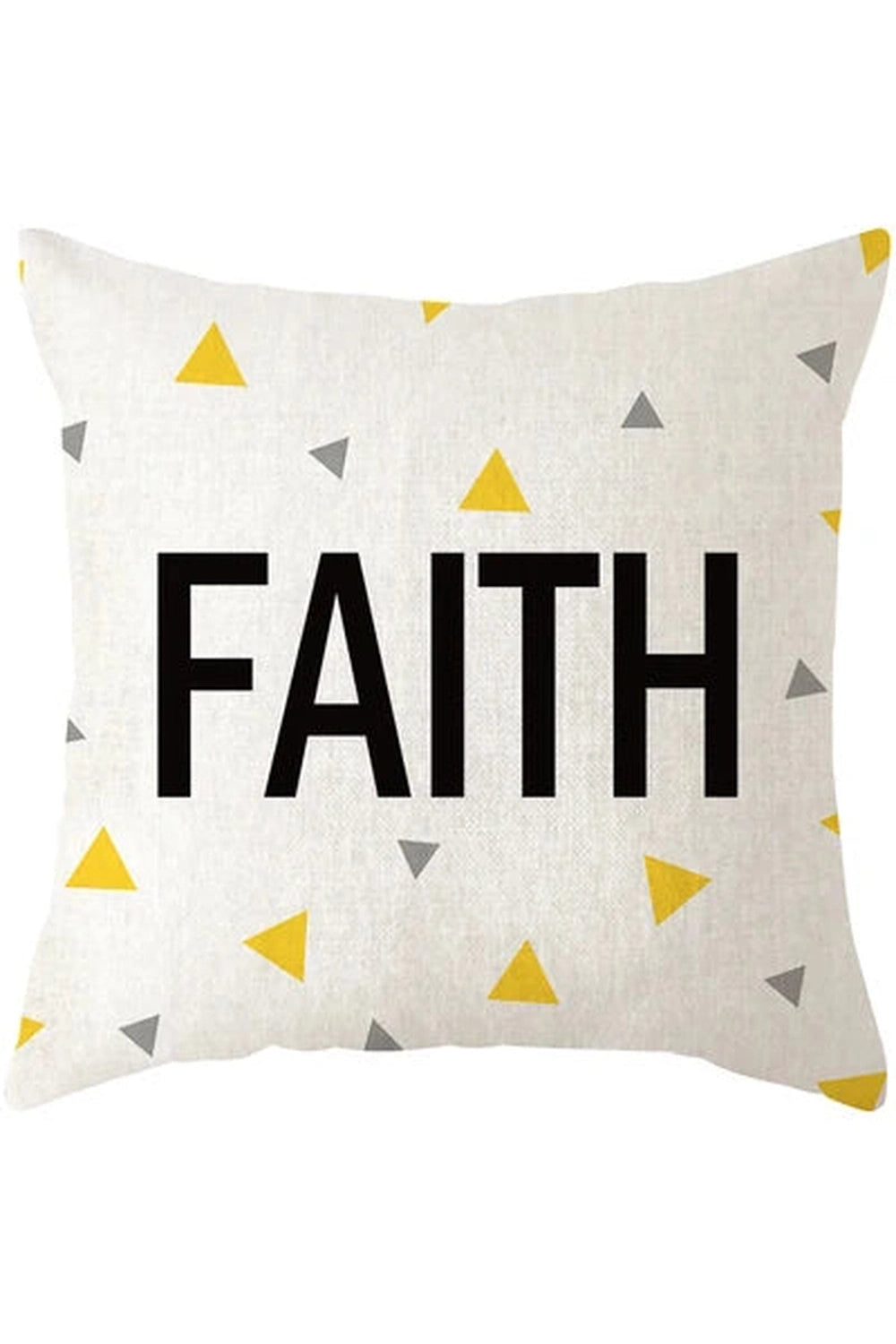 Fall Decor Yellow Deer Geometry Pillow Case