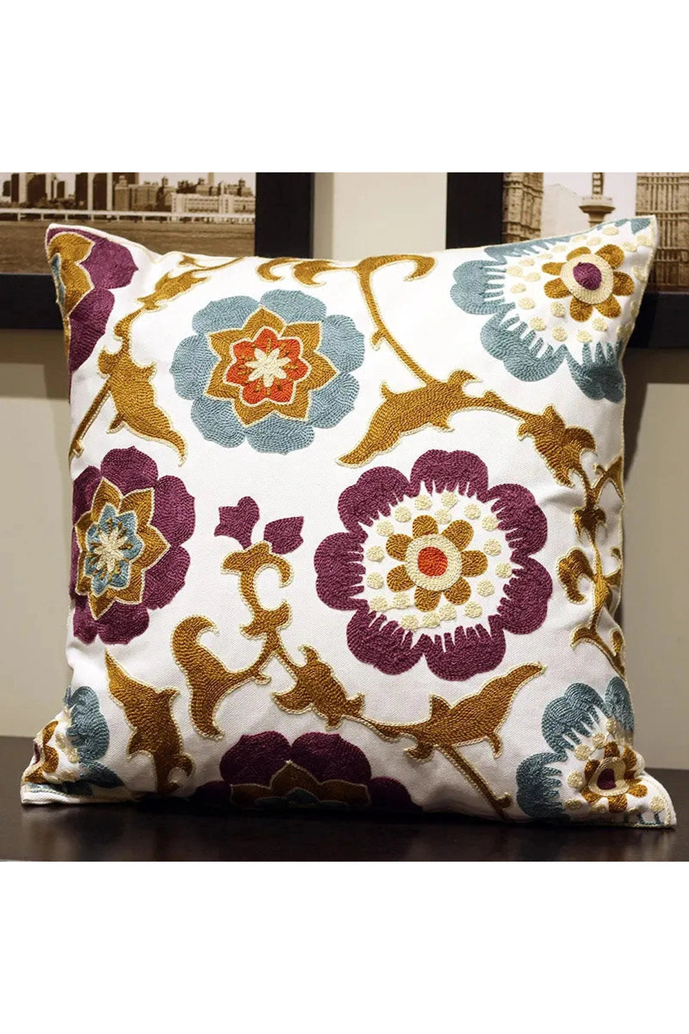 Handmade Flower Pillow Case