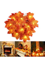 Harvest Glow Leaf Garland