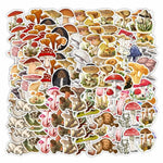 Whimsical Mushroom Forest Stickers