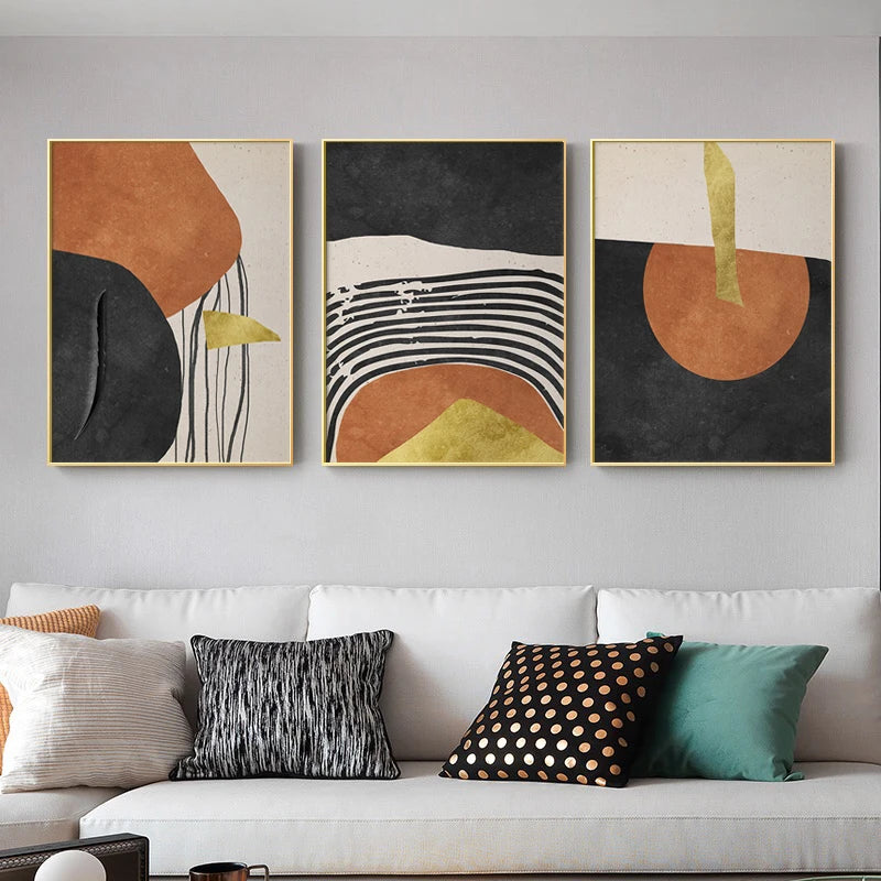 Scandinavian Abstract Canvas Poster