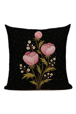 Black Nordic Christmas Pillow Case