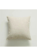 Tasseled Linen Throw Pillow Case