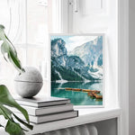 Scenic Forest Lake Canvas Poster