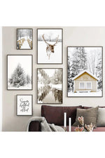 Winter Forest Canvas Poster