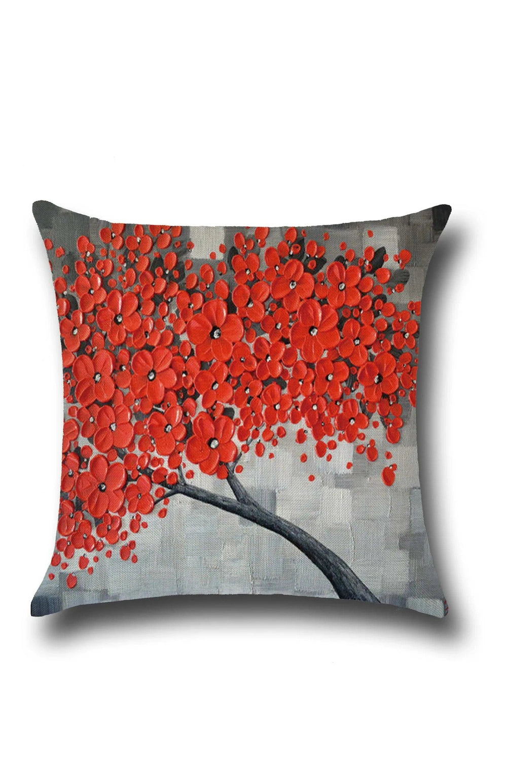 Wall Floral Printed Pillow Case