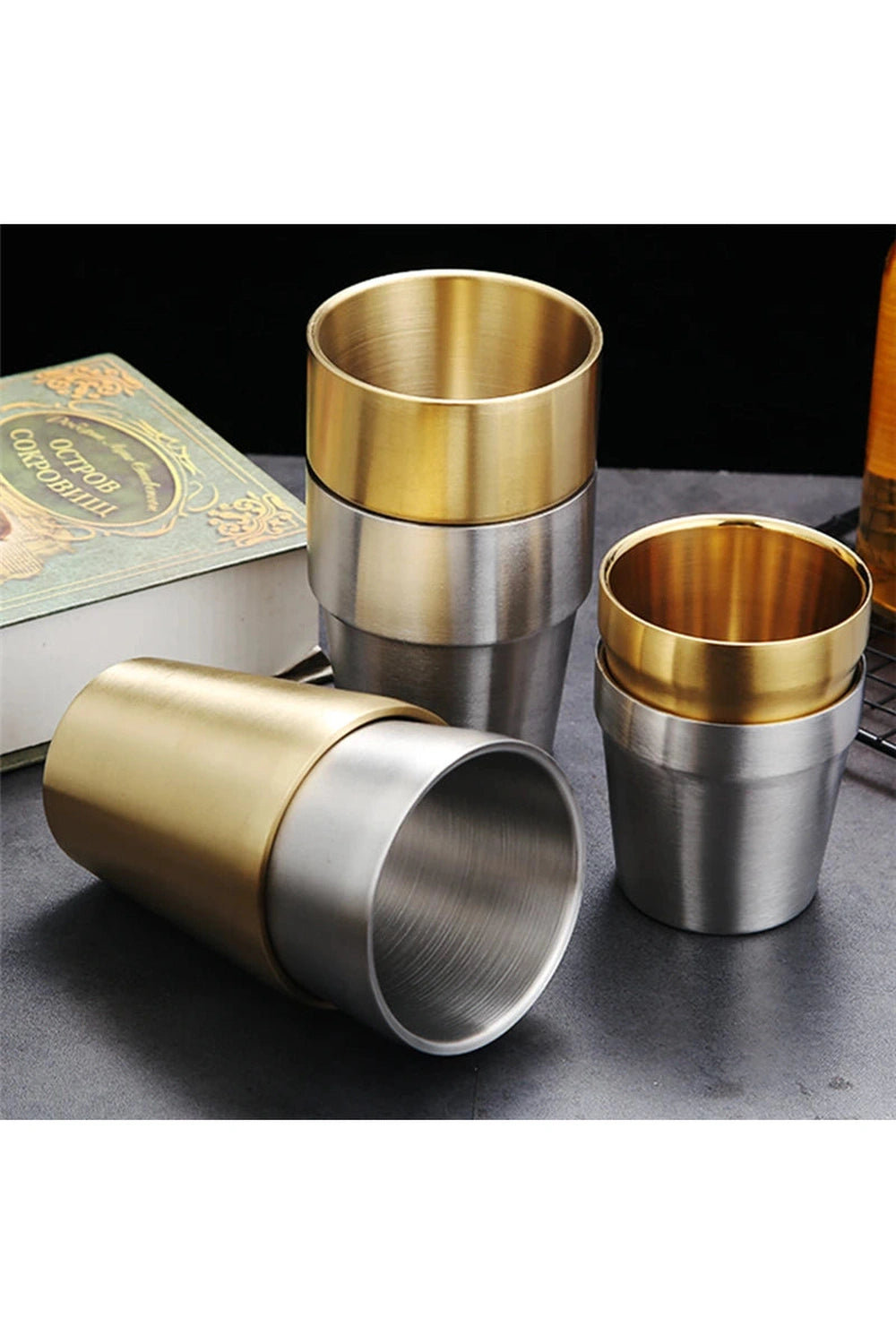 Double-Wall Steel Mug