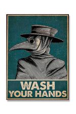 Plague Doctor Reminder Canvas Poster