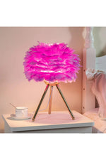 Romantic Feather Table Lamp