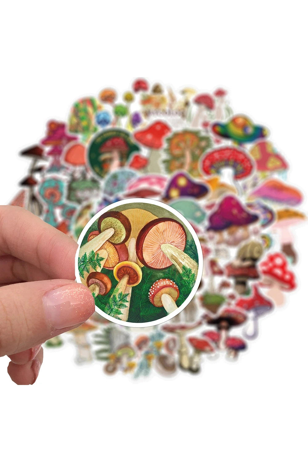 Mushroom Plant Scrapbooking Stickers