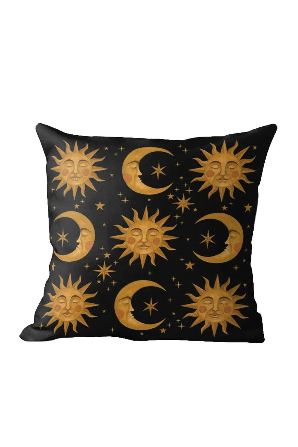 Black Nordic Christmas Pillow Case