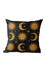 Black Nordic Christmas Pillow Case