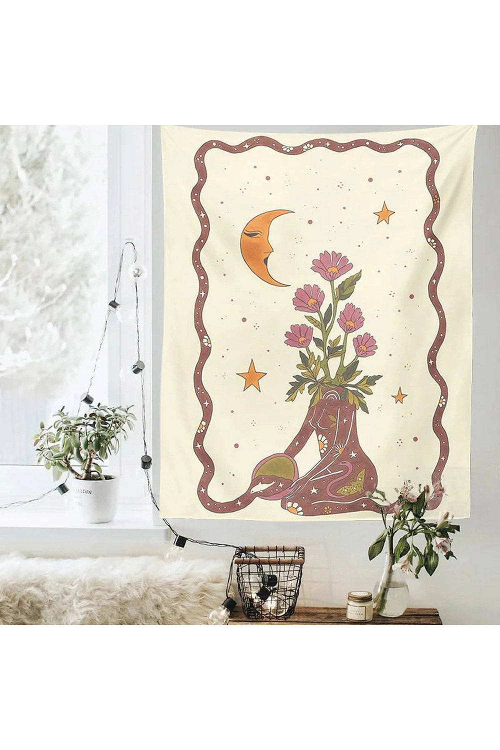 Sun Moon Goddess Tapestry