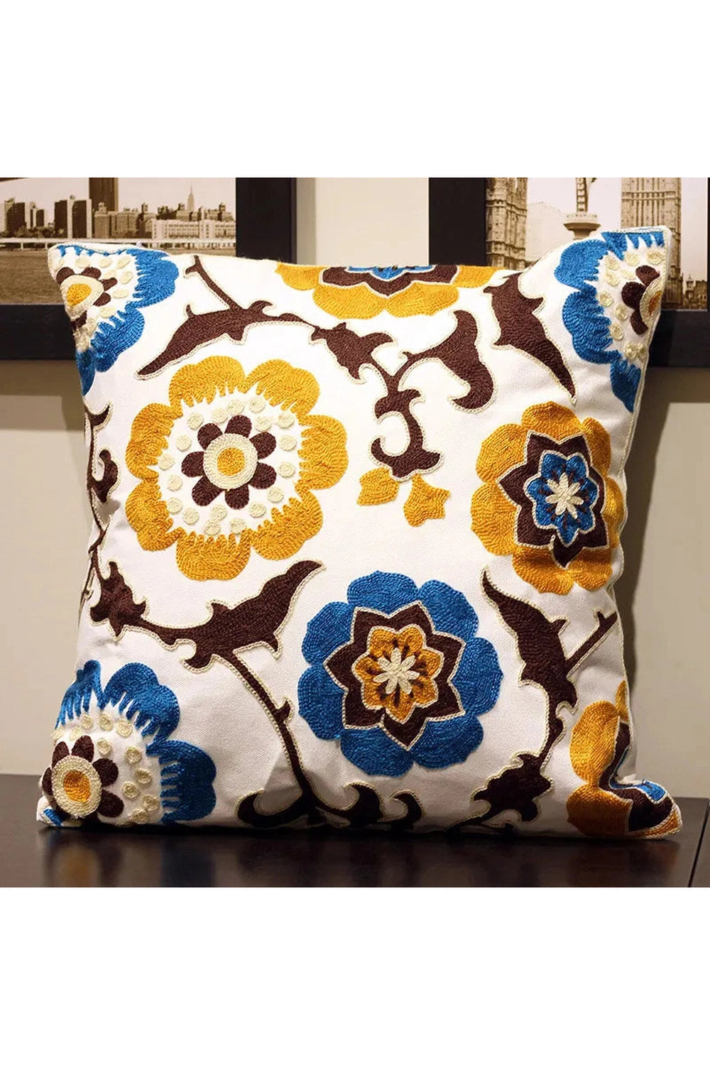 Handmade Flower Pillow Case