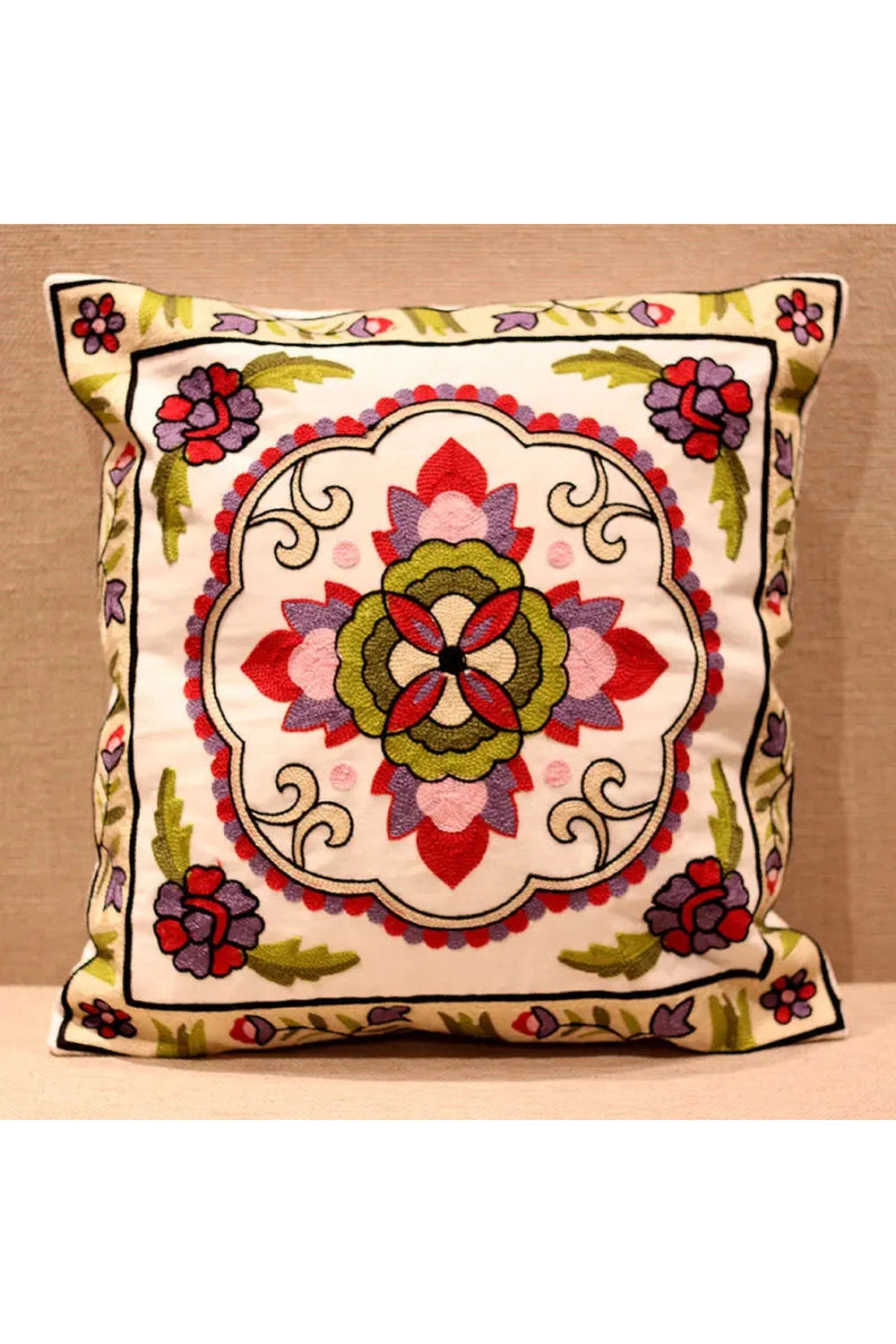 Handmade Flower Pillow Case