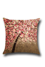 Wall Floral Printed Pillow Case