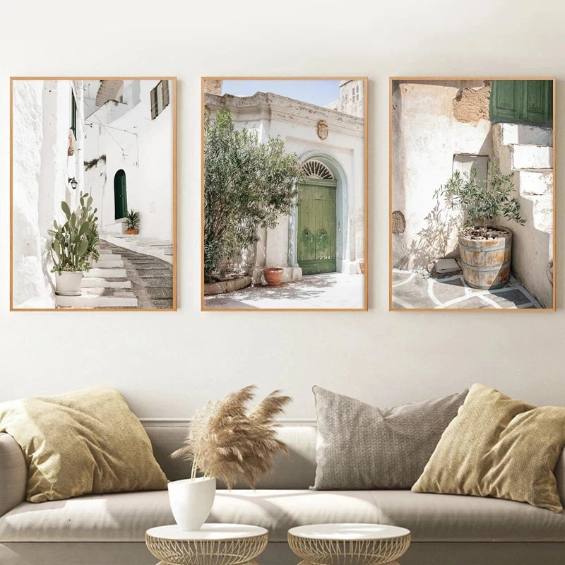 Italian Cactus Canvas Poster