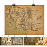 Middle Earth Lands Canvas Poster