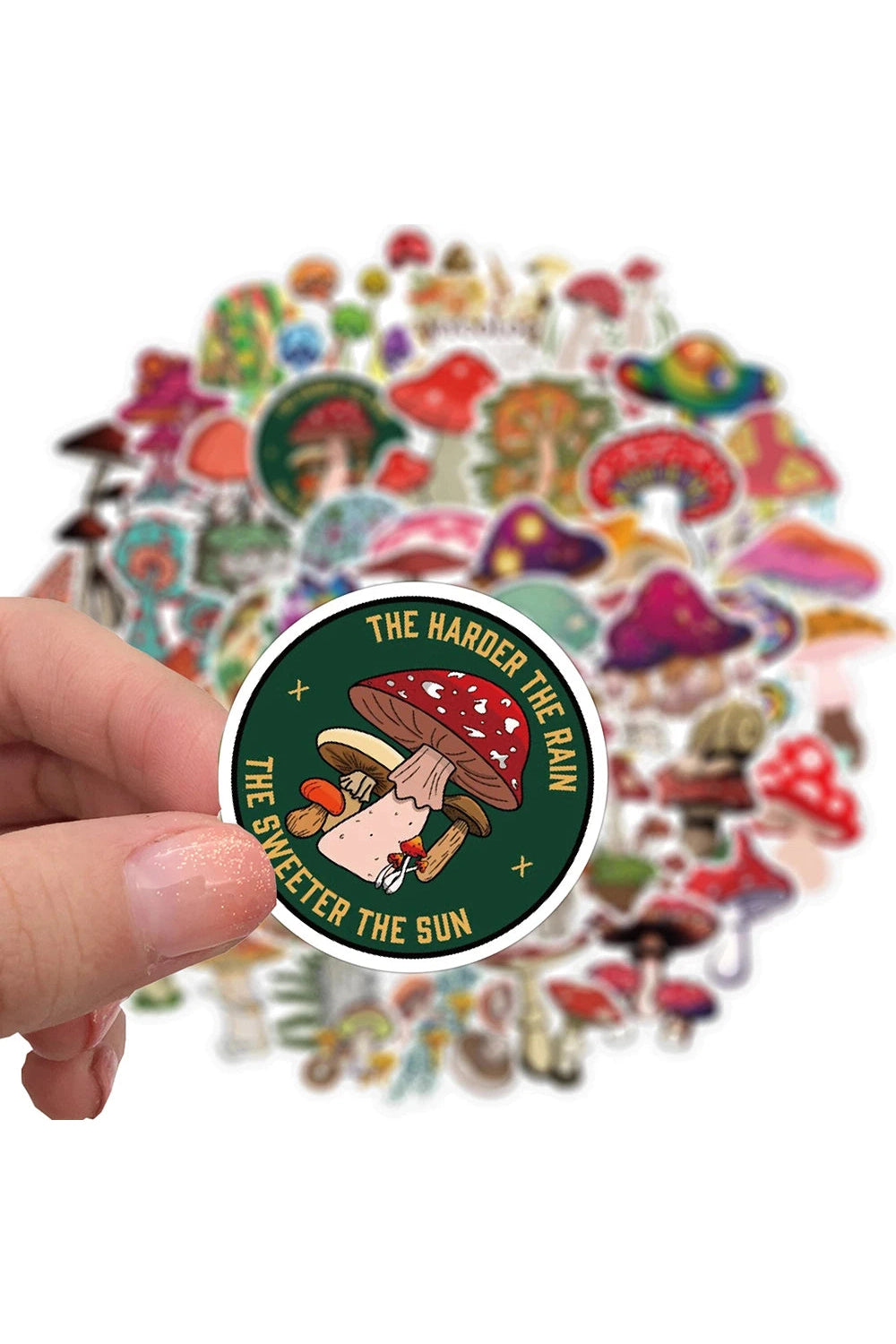 Mushroom Plant Scrapbooking Stickers