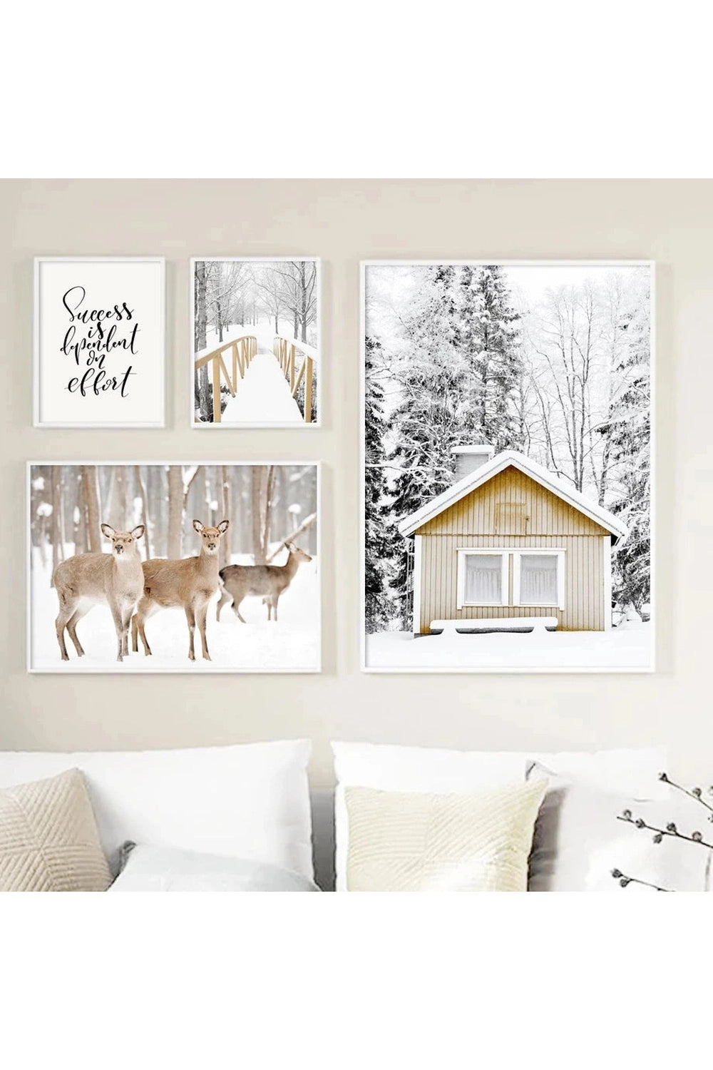 Winter Forest Canvas Poster