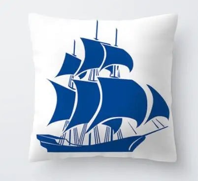 Blue Velvet Marine Pillow Case