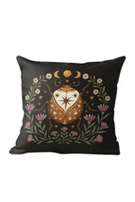 Black Nordic Christmas Pillow Case