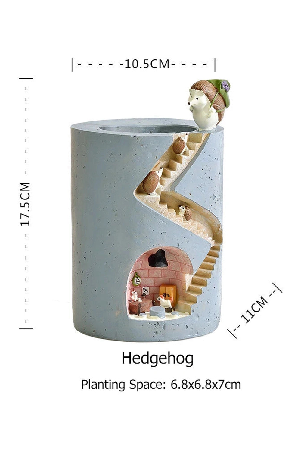 Hedgehog Succulent Plant Pot